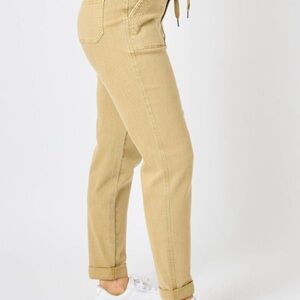 Judy Blue High-Waist khaki Joggers